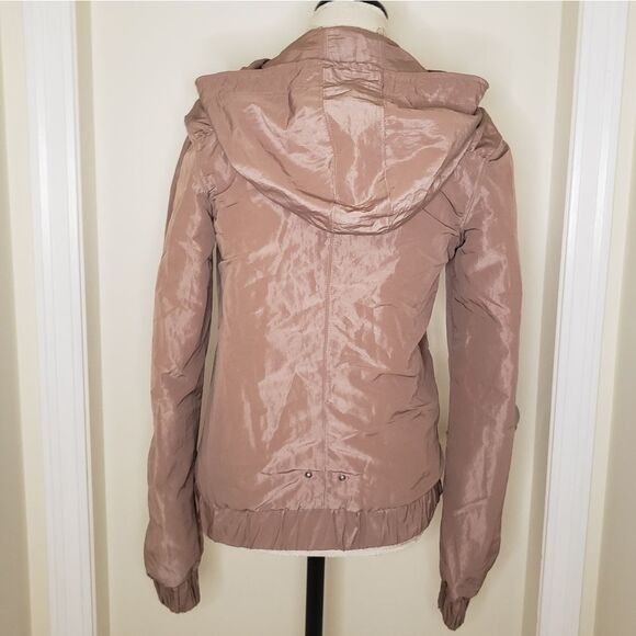 Pink Hoodie Bomber Jacket - Picture 4 of 11